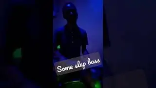Slap bass practice Caught on Cam #shorts
