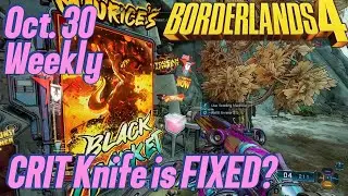 Borderlands 4 Weekly reset Oct 30 | Black Market Location | Moxxi's Weekly Encore Machine