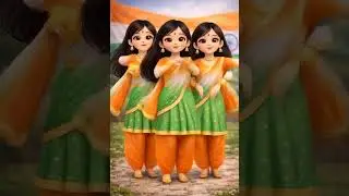 धरती सुनहरी अम्बर नीला। #cartoonvideo #deshbhakti#ai #tending #music