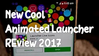 Best android launcher review 2017 ( Launcher Live Icons )