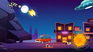 UFO Alien attack || AAMS animation