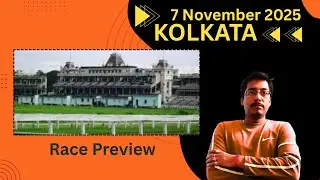 🔥 Kolkata Race Day Tips & Analysis | 7th  November 2025 Horse Racing Selections | at RCTC!