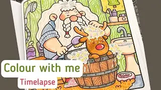FULL COLOUR WITH ME 🎅🏻🎄 adult colouring pages ⭐ Christmas coloring book