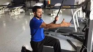 Half Kneeling Chop for Core Stability