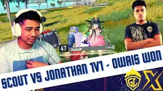 Scout Vs Jonathan 1v1 | Owais Won - BGMI Rising Highlight