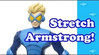 Stretch Armstrong and the Flex Fighters Toys!