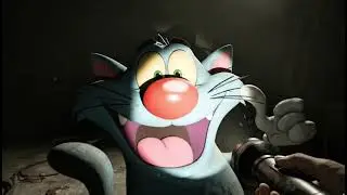 All Oggy cartoon character damage 😱 Oggy😰#ai #oggy #horror ##dark #aivideo
