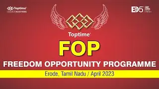 Toptime Freedom Opportunity Programme | Erode, Tamil Nadu | 2023 | Toptime Consumer Pvt Ltd