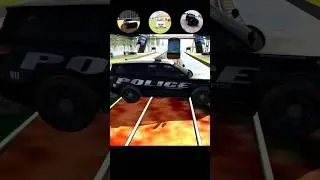 train se takraega to Kun police car Bach jaega kis game ka police car badhiya hai