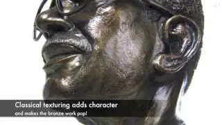 Custom Bronze Bust Life Sized Sculpture Memorial