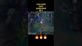 ZYRA - AGRESYWNA ROŚLINNOŚĆ 🥀 #gamingpl #toplane #leagueoflegends #lolgameplay #polishgaming #lolpl