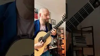 Playing Capricho &Aacute;rabe on my new spruce top guitar. Check it out! ✨🎶🎸 #caprichoarabe #tariqharb