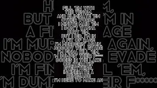 Eminem - Godzilla (Fast part lyrics)