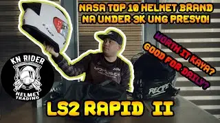 LS2 Rapid II Quick Unboxing and Review (FF353) | Motovlogging Setup