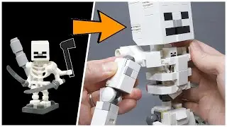 Excessively Upgrading My Son's LEGO Minecraft Multi-Armed Skeleton