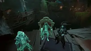 Finally receiving my athena blessing (ghost curse) in Sea of Thieves
