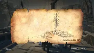 Assassin&rsquo;s Creed Rogue Remastered &ndash; Templar Map Found | Relic Location: North Atlantic (591,-347)