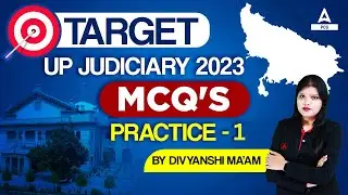 Target UP Judiciary 2023 | MCQs Practice 1 | Divyanshi Ma'am