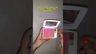 💞 Hilary Rhoda Blusher Pallet 💞#shorts #youtubeshorts #makeup #trending {The Delightful Beauty Tips}