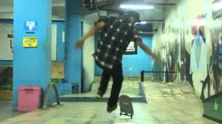 Indra Domdom at Lucky Line Skatepark, Bandung