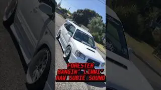 FORESTER BANGIN' LIMMI'! RAW SUBIE Sound! #subaru #jdm #shorts