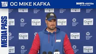 Mike Kafka on What Stands Out About Jaxson Dart | New York Giants