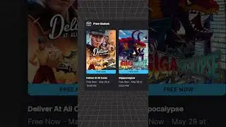 Free Games on Epic Games Free Until 29 May 2025