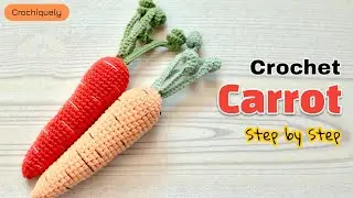 Crochet Carrot Amigurumi 🥕 | Easy & Beginner-Friendly Tutorial