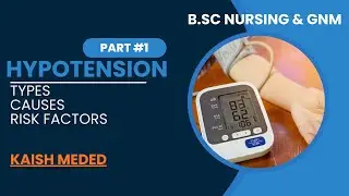 HYPOTENSION Explained | Types, Causes & Risk Factors | PART 1 | KAISH MedED |BSC NURSING & GNM