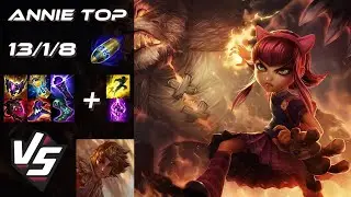 TOP Annie vs Taliyah - EU Grandmaster Patch 14.9