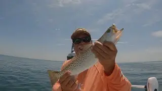 Deep Water Sea Trout, Marking New Spots. {Catch & Cook}