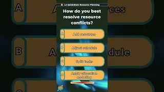 PM Quiz: Resource Optimization | L3 Advanced Modeling