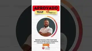 Thiago Magalh&atilde;es Santana, aprovado no exame de Profici&ecirc;ncia TEAP da TESE Prime para a USP #usp #teap