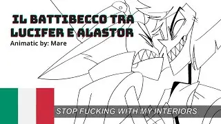 Il battibecco tra Lucifer e Alastor /fandub ita (Hazbin hotel animatic by @notherpuppet_fr )