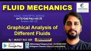 Fluid Mechanics by Mudit Raj Sir | Graphical Analysis for Different Fluids | GATE ESE PSU AE SSC JE