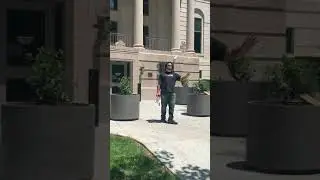 William T. Jackson II Speaking at The Courthouse Calling For Repentance During Protests