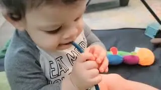 Montessori Toys for 18M+, Food Grade Silicone Pull String Activity Toy #babytoys