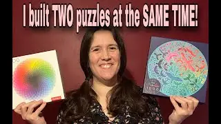 Building TWO round gradient puzzles SIMULTANEOUSLY!