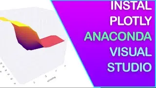 How to install plotly in anaconda, jupyter notebook, and visual studio code