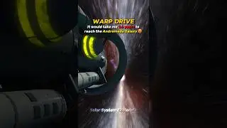 Speed of Light vs Warp Drive  😱 #space #universe #earth