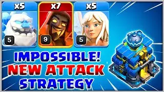 NEW TH12 Attack | ICE GOLEM + SUPER WIZARD ATTACK STRATEGY | IMPOSSIBLE ATTACK!