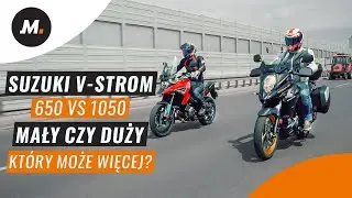 Suzuki V-Strom 650 i V-Strom 1050 - mały i duży! 📏🏍 Czy rozmiar się liczy? 🤏