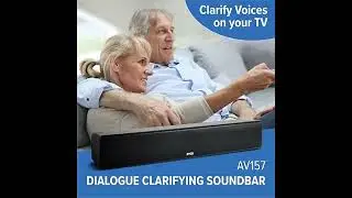ZVOX AccuVoice AV157 Dialogue Clarifying Soundbar, Patented Hearing Technology, Voice Boost