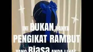 Hijab Malaysia Style With Awesome Ribbon Face Mask Holder | Support Buatan Malaysia