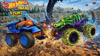Hot Wheels Monster Truck Stunt Mayhem: Explore Unlimited Destruction by Monster Trucks
