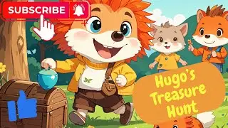 FARM ANIMALS STORY #Hugo&rsquo;s Treasure Hunt # English Stories for Children # story children