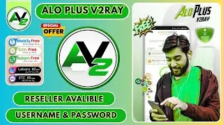 Alo plus v2ray vpn // Alo plus v2ray username and password // Alo plus v2ray reseller //Alo plus vpn