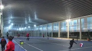 Muskiz inaugura pistas de tenis y p&aacute;del cubiertas