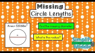 Missing Circle Lengths