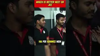JEE vs NEET - Debate😱😳 #pw #shorts #physicswallah #jee #neet